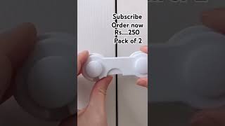 Childrens Door Lock Refrigerator Door Lock Safety Lock Childimranriazkhan1 [upl. by Aioj223]