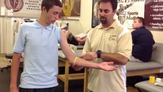 Tennis Elbow Tape w prewrap [upl. by Netsuj6]