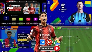 EFOOTBALL™ 25 PPSSPP LITE FULL SIZE 500MB GRAPICH HD COMENTARY ENGLISH [upl. by Anomis]