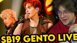 WHO is SB19 New Fan Reacts to SB 19 perform ‘GENTO’ on ‘AllOut Sundays’  AllOut Sundays [upl. by Elyc756]