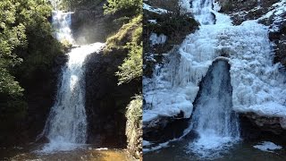 Cascade dAgen dAveyron 💦 été ☀️ et hiver ❄️ HD [upl. by Nylrebma215]