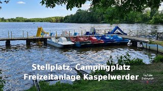 Wohnmobilstellplatz Camping Stellplatz Freizeitanlage Kaspelwerder Schwerin MecklenburgVorpommern [upl. by Marillin]