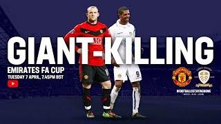 Manchester United 01 Leeds United  Full Match  FA Cup GiantKilling  FA Cup 200910 [upl. by Kinnon]