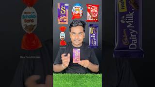 Chocolate Eating ASMR 🍫  Kinder Joy eating  Emoji Eating Challenge shorts shortvideo asmr [upl. by Rabin]