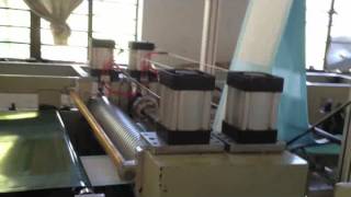 UT600 Semi Auto Medical Mattress Sheet Making Machine No Folding Unit [upl. by Odarnoc]