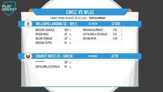 County West CC  Green v Williams Landing SC  Div C [upl. by Shue]