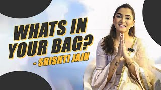 Whats in your bag  Srishti Jain  Kumkum Bhagya  Zee Tv Hindi Serial  Watch Now [upl. by Anahsal957]