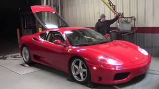 Ferrari 360 On the Dyno [upl. by Ferriter]