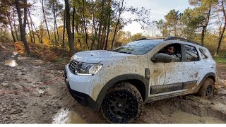 Push The Limits❌OFFROAD 4X4 DACIA DUSTER❌WE ARE CRUSHED BETWEEN A TREE AND A DEEP PIT 2022 fail [upl. by Naman]