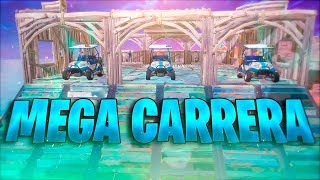 CARRERA ÉPICA CON KARTS EN EL NUEVO PATIO DE JUEGOS  FORTNITE [upl. by Kevon]