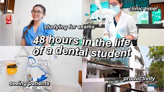 48 HOURS IN DENTAL SCHOOL 🦷 STRESSFUL but REALISTIC vlog 📚 [upl. by Bordie858]