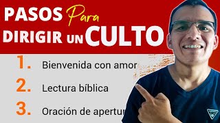 👉 PASOS para DIRIGIR un SERVICIO CRISTIANO ❤️ PASOS PARA DIRIGIR UN CULTO CRISTIANO  PROGRAMA CULTO [upl. by Nonnac]