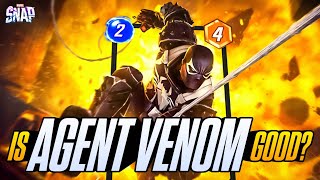 An HONEST REVIEW of AGENT VENOM Marvel Snap First Impressions [upl. by Litsyrk]