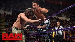 Akira Tozawa amp TJ Perkins vs The Brian Kendrick amp Tony Nese Raw March 13 2017 [upl. by Emelin]