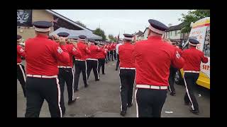 Shankill Protestant Boys at Cloughfern Young Conquerors annual parade 2024 [upl. by Arratal]