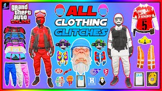 ALL WORKING GTA 5 CLOTHING GLITCHES IN 1 VIDEO BEST CLOTHING GLITCHES IN GTA 5 ONLINE AFTER PATCH [upl. by Waldack498]