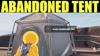 Claim an Abandoned Tent  fortnite ABANDONED TENT LOCATION [upl. by Resarf329]