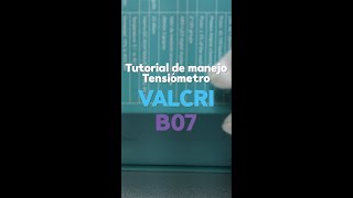 Tutorial tensiómetro Valcri B07 [upl. by Acinomad]