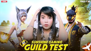 🔴FREE FIRE LIVE WITH SUNSHINE AND 1 VS 4 GUILD TEST😎✌ Free Fire Live fflive girlgamer 1million [upl. by Godden957]