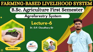 Farmingbased Livelihood System II Agroforestry System II [upl. by O'Doneven412]