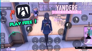 Play Yandere Simulator in Android Tutorial  Gameplay⭐ Honpc Cloud Gaming👍 [upl. by Klarika314]