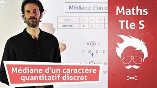 Maths  Première  Médiane dun caractère quantitatif discret [upl. by Archer]