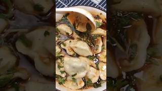 水饺 food chineseseafood chinesecookingstyle [upl. by Wolfy]