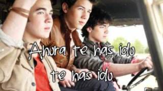 Dont speak Jonas Brothers Traducida al español [upl. by Valaree]