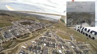 Hobby King FR632 Diversity FPV Receiver Range test with Bixler 2 at 6km [upl. by Aisitel563]