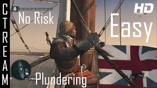 How to Plunder a ship in Assassins Creed 4 Black Flag easily without any risk [upl. by Ul528]