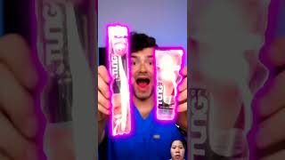 Tongue Brightening Brush funny shortvideo shorts [upl. by Edith563]