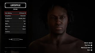 Red Dead Online  Black Male Character Creation [upl. by Wildee28]