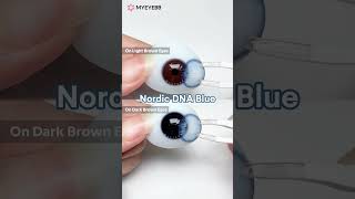 Nordic DNA Series Best For Light Brown Eyes And Dark Brown Eyes colorcontactlenses [upl. by Sitto]