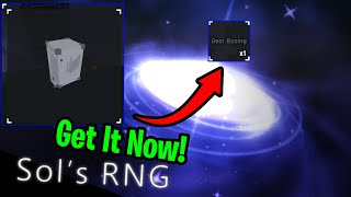 How To Craft The Gear Basing In Sols RNG ROBLOX [upl. by Leinad]