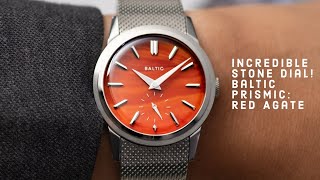 NEW Baltic Prismic Stone Dial  Red Agate Limited Edition— is this peak modern dress watch [upl. by Calderon]