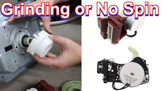 Washer No Spin or Grinding Sound Actuator Transmission Step by Step Guide to Fix or Replace [upl. by Thanasi117]