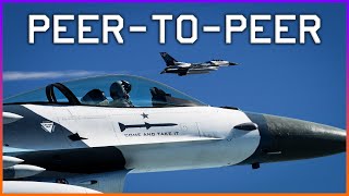 PeertoPeer Datalink BVR Practice  6 vs 6  PvP  DCS World F16 Viper [upl. by Dunaville573]