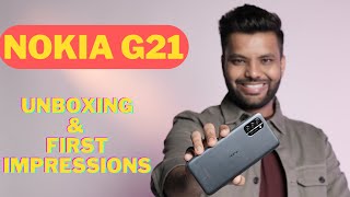 Nokia G21 with UniSOC T606 Launched in India Unboxing First Impressions amp Price [upl. by Boswell453]