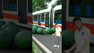 The weather is too hot the train is here to deliver watermelons to everyone my Youtube Family 🙏🏻 [upl. by Rehpotsirk]