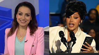 Rita Panahi reacts to Cardi B’s trainwreck Kamala endorsement [upl. by Ardnuahc]