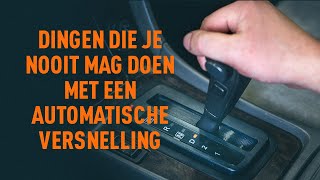 Dingen die je nooit mag doen met een automatische versnelling  AUTODOC tips [upl. by Dragoon]