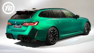 FIRST LOOK BMW M5 Touring – Huge Boot Mega Power Massive Weight [upl. by Cloutman]