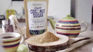 RAINA Organic Coconut Sugar Video Commercial [upl. by Allesiram728]