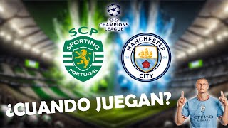 SPORTING vs MANCHESTER CITY  Fechas y Horarios Internaciones  ¿Cuándo Juegan  futbol [upl. by Hajed733]