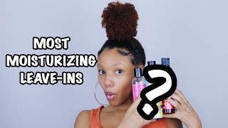 BEST LEAVEIN CONDITIONERS TO MOISTURIZE NATURAL HAIR [upl. by Gonyea]