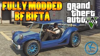 GTA 5 Online Fully Modified BF BIFTA Dune Buggy Beach Bum Pack DLC [upl. by Eiznik]