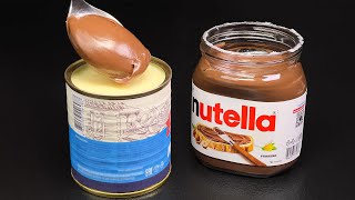 Kondensmilch mit Nutella verquirlen Ich koche es fast jedes Wochenende TopRezepte für Desserts [upl. by Aicemak]