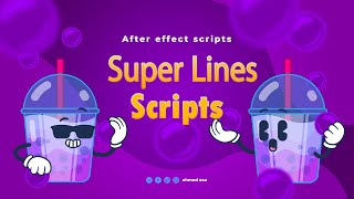 super lines script in after effect [upl. by Nojram]