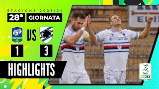 Feralpisalò vs Sampdoria 13  Successo importante per il Doria  HIGHLIGHTS SERIE BKT 2023  2024 [upl. by Eirhtug327]