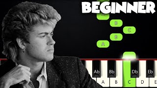 Last Christmas  Wham  BEGINNER PIANO TUTORIAL  SHEET MUSIC by Betacustic [upl. by Aliek]